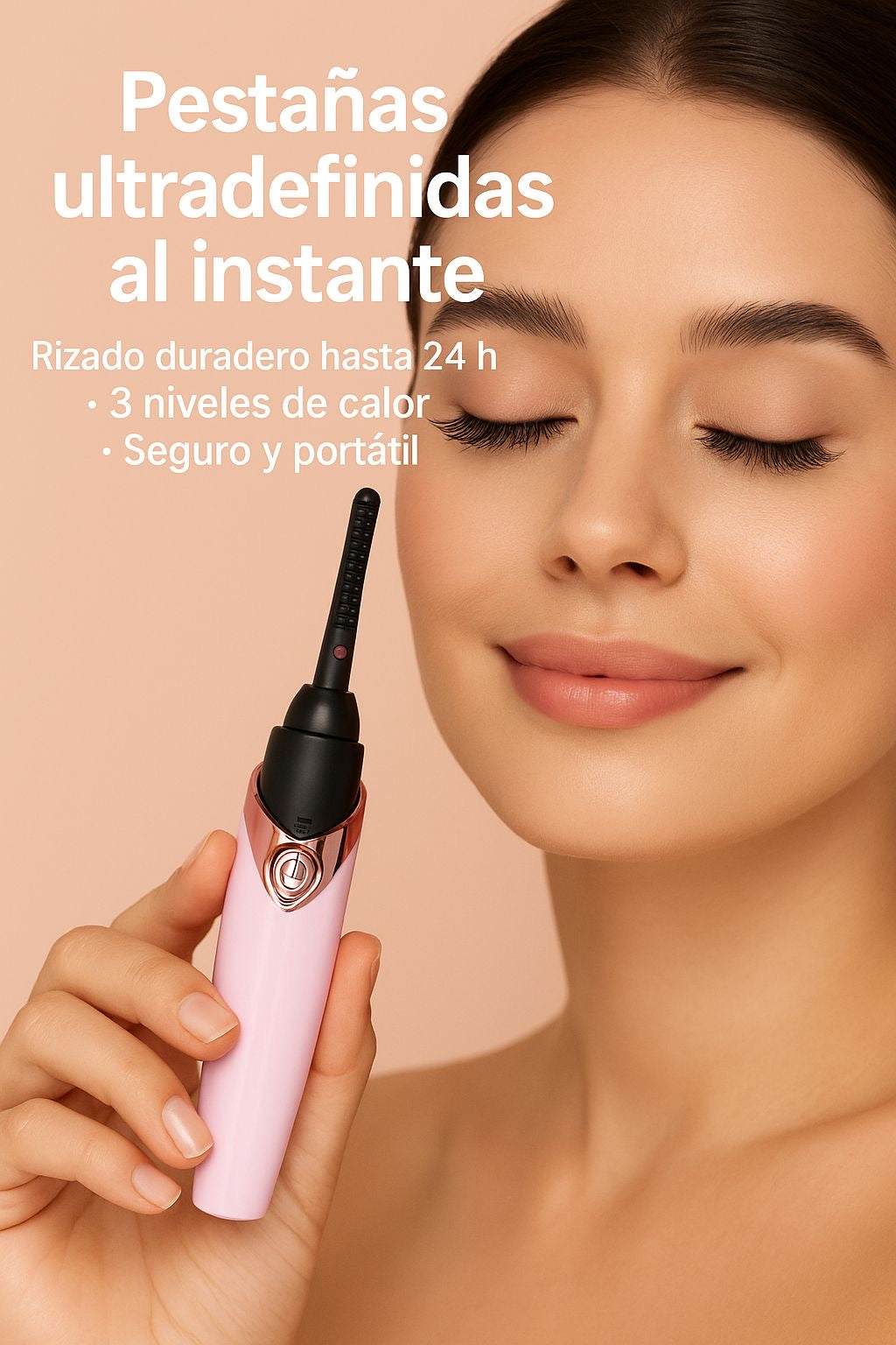 Rizador de pestañas eléctrico recargable